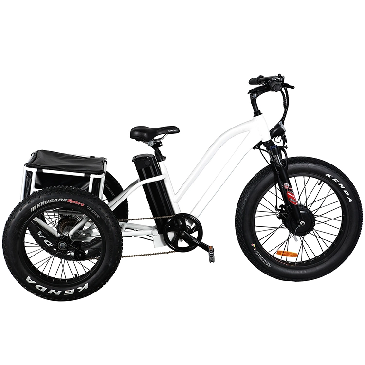 Strong Durable Throttle Type 24"*4.0 Inch Electric Fat Tire Trike