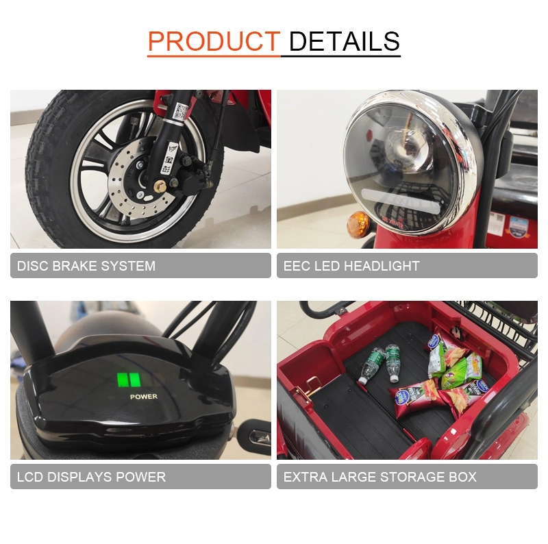 EEC Electric Tricycle for Passengers Manufactured by Jinpeng Group