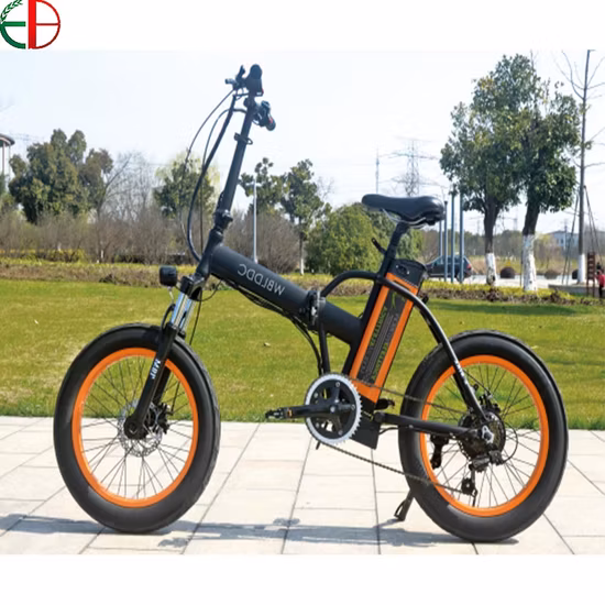 Bicicleta elétrica dobrável urbana com motor de 36 V 250 W em armazém na Europa