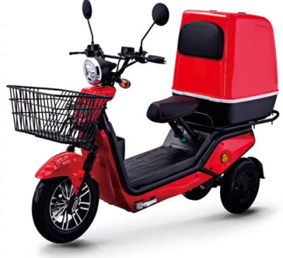 Novidade Scooter elétrico de 3 rodas para entrega de pizza com EEC